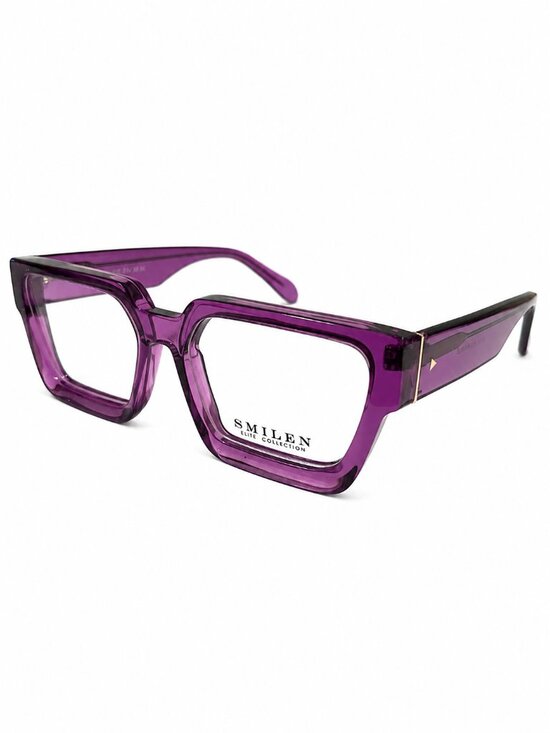 Smilen Eyewear Accessories - Smilen Elite 28 Purple 59-18-150 Eyeglasses Frames